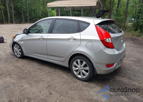 2014 Hyundai Accent Se из США, поврежденный, VIN KMHCU5AE0EU183646
